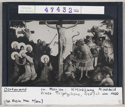 Vorschaubild Dortmund, St. Marien: Mittelbild eines Triptychons, Kreuzigung 